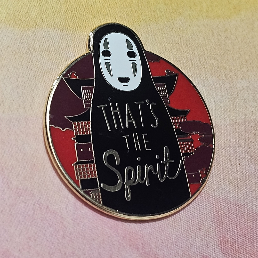 {5/$25} Spirited Away No Face hard enamel pin - Picture 3 of 4